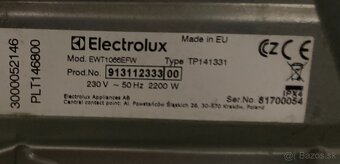 Pracka Elktrolux EWT1066EFW 6kg /1000rpm - 5