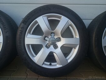 ALU disky Audi 5x112 R17 + pneu 225/50 R17 - 5