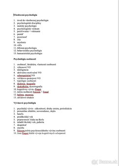 Psychológia podklady na prijímacie skúšky - 5