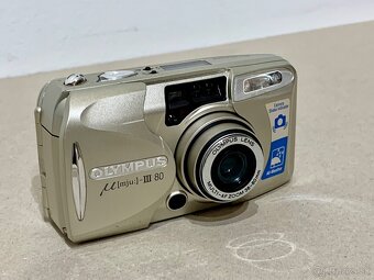 Olympus Mju III 80 …. Fotoaparat …, kinofilm (na opravu) - 5