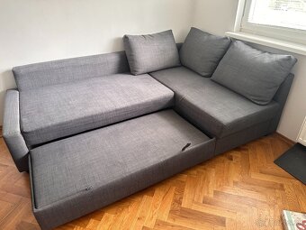 Rohová rozkladacia pohovka s úl.priestorom IKEA - 5