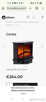 Elektrický krb aflamo cortez - 5