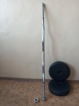 Chrómovaná EZ-činka INSPORTLINE CEM 27 kg - NOVÁ za 1/2 ceny - 5