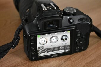 Nikon d3400 s bluetooth - VR objektiv 18-105 AF 1 tis. cvak. - 5