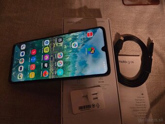 Motorola G0 6 duos modrá v super stave konplet navod krabica - 5