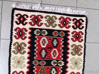 Super tkaný vlnený koberec - 5