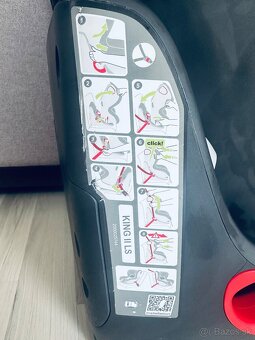 Britax Romer King II LS Burgundy Red 9-18 kg - 5