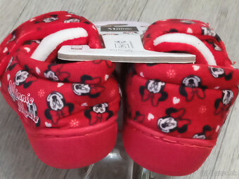Mäkké teplé papučky Disney Minnie Mouse veľkosť 22 - 5