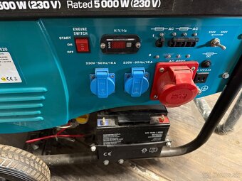NOVÁ nepoužitá Elektrocentrála HERON benzín, 6,8kW/6,3kW, - 5