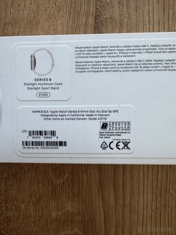 Apple Watch Series 8 GPS 41mm, zdravie batérie 100%, faktúra - 5