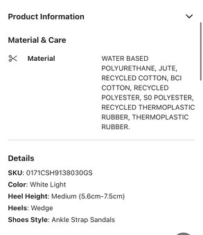 Sandále na platforme zn. H&M - 5