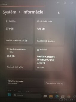 14" notebook Lenovo thinkpad E14 / 16GB/256GB Super stav - 5