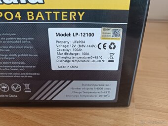 Batéria Lifepo4 12V 100Ah - 5