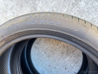 Predám pneumatiky R22 PIRELLI runflat, dvojrozmer - 5