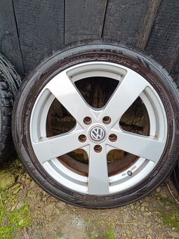 Elektróny 5x112 R17 + letná sada Nokian 225/45 - 5