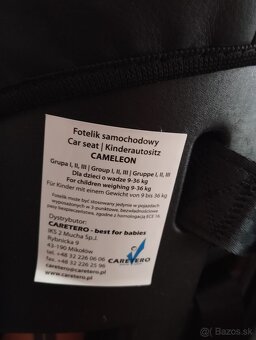 Autosedačka s Isofix pre deti 9kg-36kg - 5