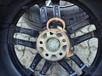 Hliníkové disky R17 + letné pneu Michelin - 5