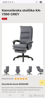 Predam pohodlne kancelarske kreslo - 5