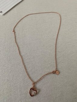 Originálne náušnice Esprit, náramok S.Oliver a retiazka - 5