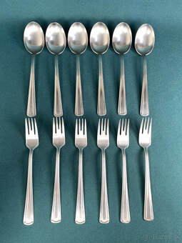 Art deco príbor Sandrik 6os. - 5