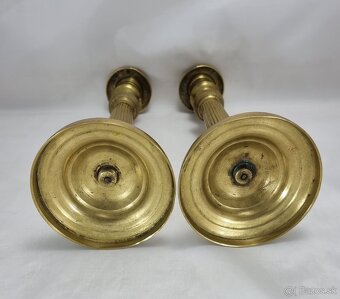 Vyše 200.ročné  svietniky -EMPÍR - 5