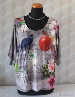 Tričko oversize Desigual, veľ. M - 5