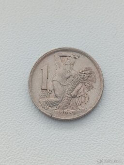Československe 1 kčs mince - 5