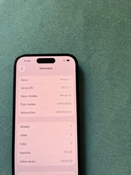 iPhone 15,black,zdravie 89% - 5