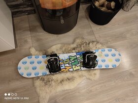 Snowboard 125 cm s viazaním - 5