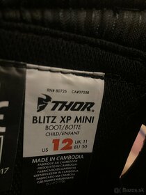 Detské čižmy Thor Blitz XP Mini na motokros - 5