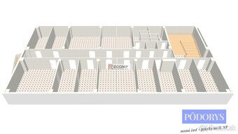2-podlažná hala s pozemkom 2795 m2 a potenciálom rozvoja v P - 5