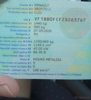 Predám Renault Clio, 1.2 , - 5