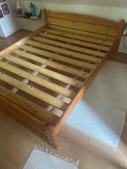 Manzelska postel z masivu 160x200 - 5