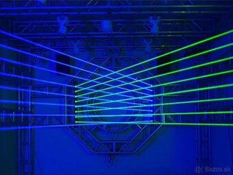 Predám Otočný LED Bar Spider RGB - 5