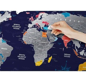 Stieracia mapa World travel Holiday - 5