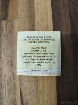 Medaila Jozef Kroner - 5