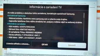 Predám Smart 4K SAMSUNG TV 43"/108cm aj s drziakom na stenu - 5