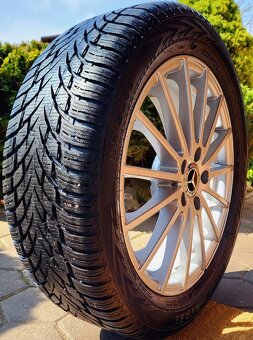 Alu R18 5x112 orig. Mercedes GLA +TPMS+zimné 215/55R18 - 5