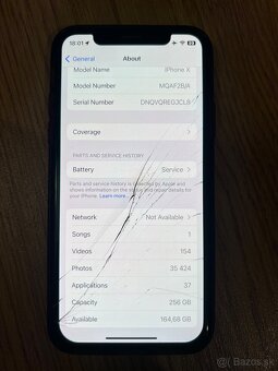 iPhone X 256GB prasknutý display - 5