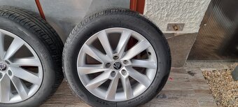 Predám Skoda Stratos elektrony 5x112 215/55r17 Et40 J7 - 5