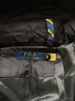 Polo ralph lauren zimná bunda čierna - L - 5