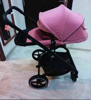 Cybex Balios S Lux 2v1 Magnolia Pink + nove kolesa na kocik - 5