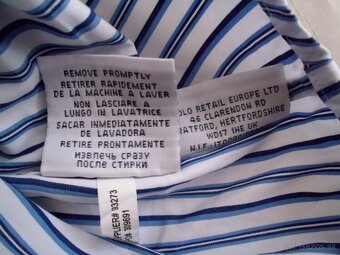 Ralph Lauren pánska pásik košeľa 2XL - 5