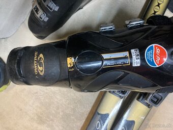 Lyže Rossignol 160cm + lyžiarky - 5