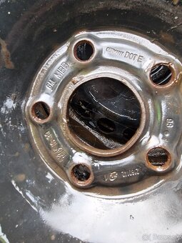 5x110 R16 - plech. disky + 205/60 R16 M+S Hankook (OPEL) - 5