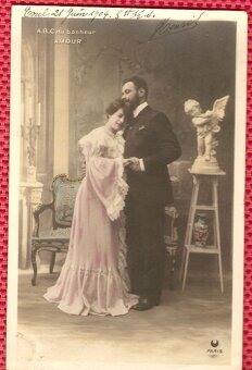 Staré francúzske pohľadnice 4 - 5