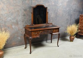 Psací stůl- starožitný nábytok - 1950 - 5