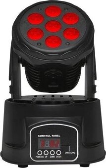 Pedám rotačné hlavy Fractal Lights Mini LED MH 7x10 W - 5