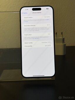 Predám Apple iPhone 15 PRO MAX 256GB Modrý Titanium - 5