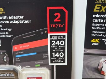 2x paměťová karta SanDisk microSDXC 2TB Extreme s fakturou - 5